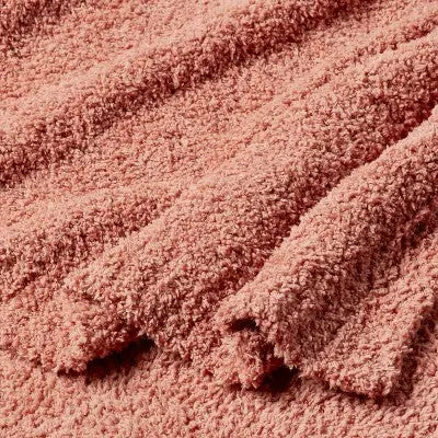 Threshold Chenille Throw Bed Blanket Oversized 92x90 Midweight