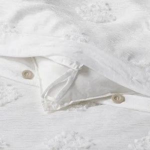 Threshold Tufted Duvet Cover Set Corner Anchoring Ties