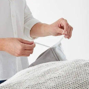 Threshold Washed Waffle Weave Duvet Cover Sham Set 100% Cotton OEKO-TEX Certified
