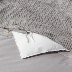 Threshold Washed Waffle Weave Duvet Cover Sham Set 100% Cotton OEKO-TEX Certified