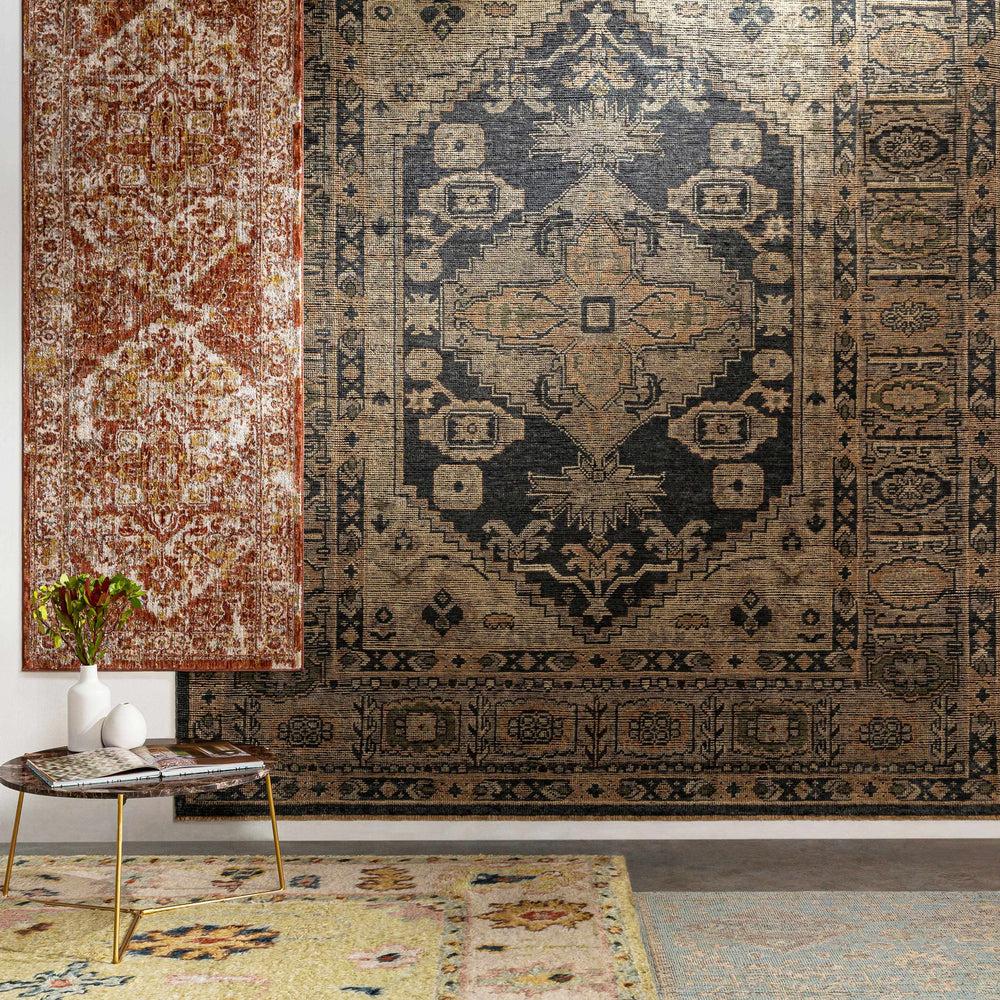 Strathbogie Traditional Red Area Rug