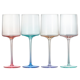 Alba Stemmed Wine Glassware, Set of 4