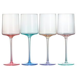 Alba Stemmed Wine Glassware, Set of 4