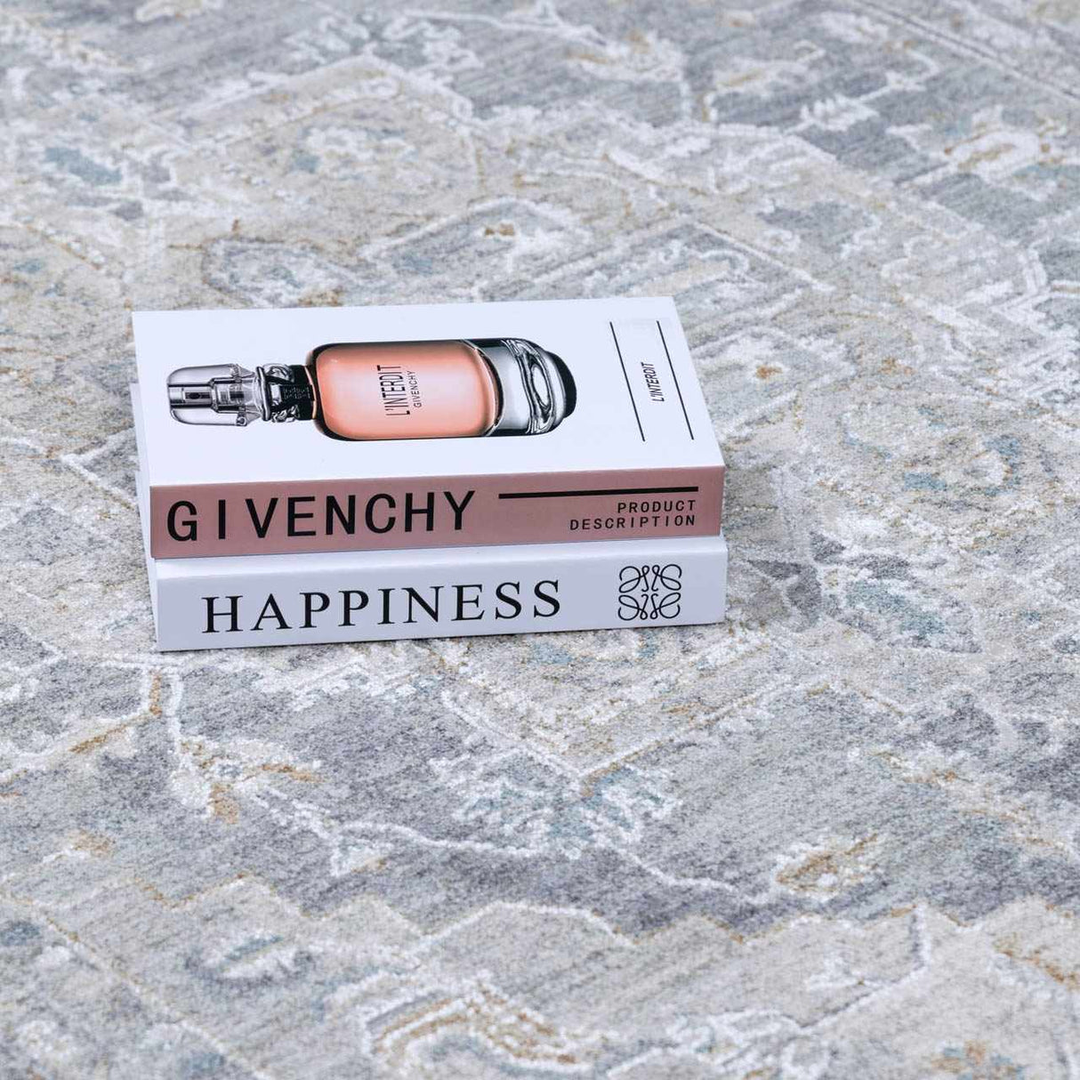 Ulubey Distressed Gray Area Rug