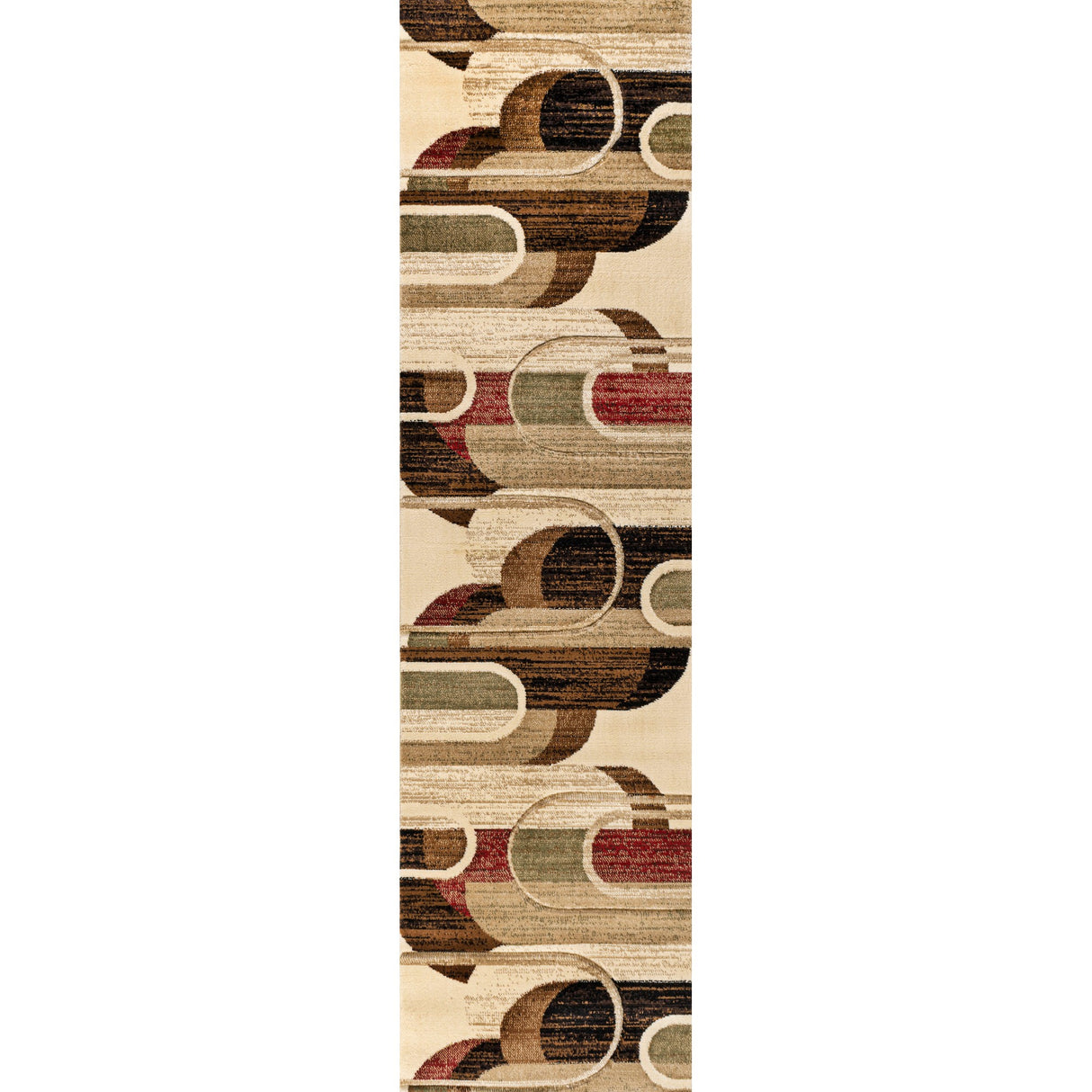 Tamara Retro Abstract Arches Runner Rug
