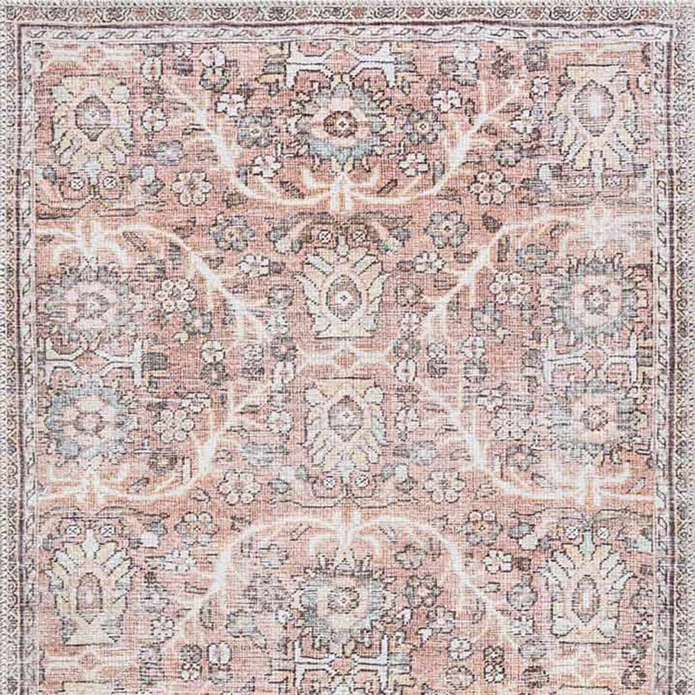 Flat Pile Urpi Red Washable Rug - Clearance