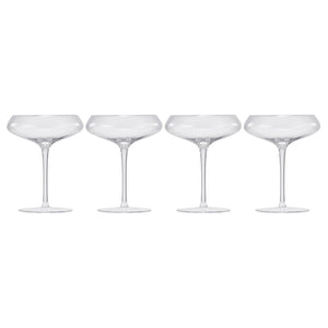 Spritz Champagne Coupe, Cocktail Glassware, Set of 4