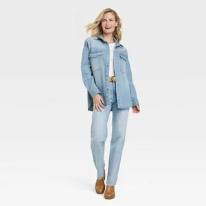 Universal Thread Women High-Rise Vintage Straight Jeans Rhinestones Embellished