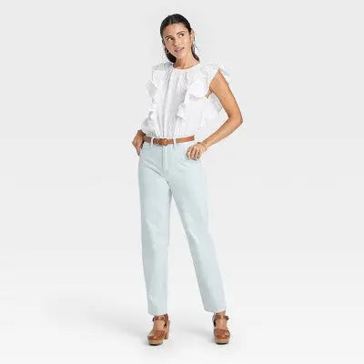 Universal Thread Women's 90's High-Rise Vintage Straight Jeans