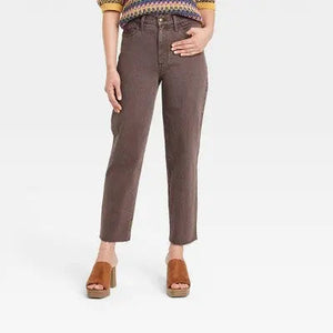 Universal Thread Women's Super-High-Rise Vintage Straight Jeans Ankle Length