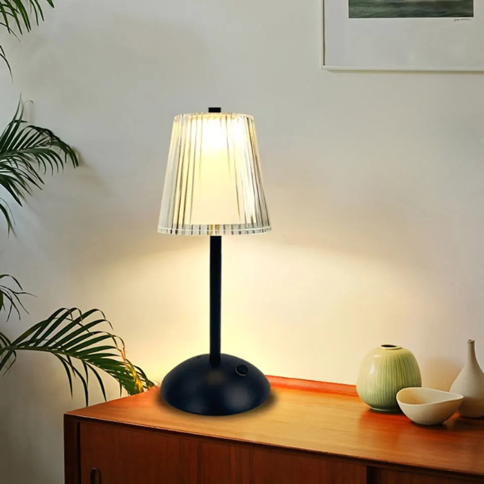 LED Touch Table Lamp Rechargeable Dimmable Bedside Light for Bedroom Bar Hotel