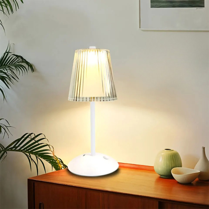 LED Touch Table Lamp Rechargeable Dimmable Bedside Light for Bedroom Bar Hotel