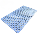 Non Slip Bath Mat with Drain Holes Suction Cups Easy Clean Bathtub Mat