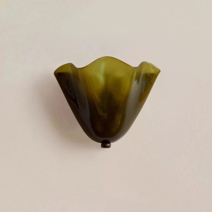 Nordic Glass Wall Lamp Minimalist Sconce for Hallway Stair Bedside Decor