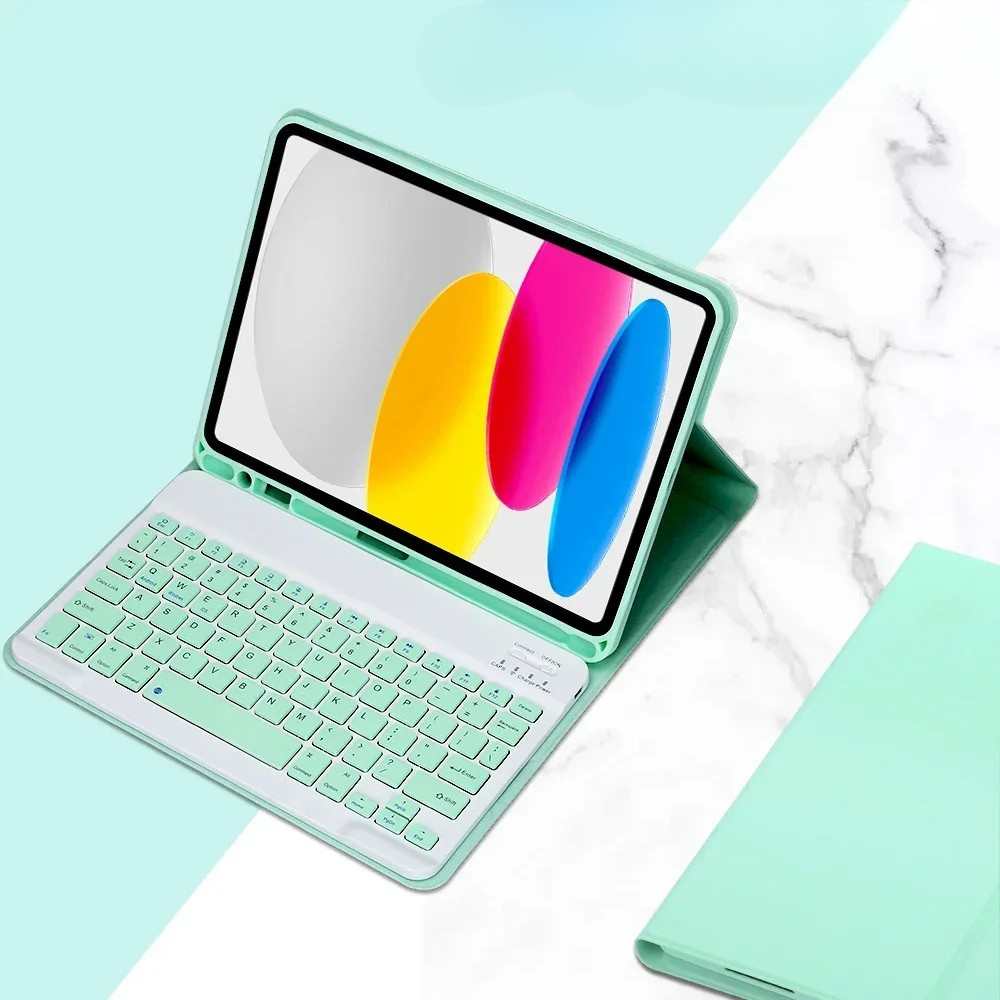 Detachable Bluetooth Keyboard Case for 10.9 Tablet Wireless Protective Cover