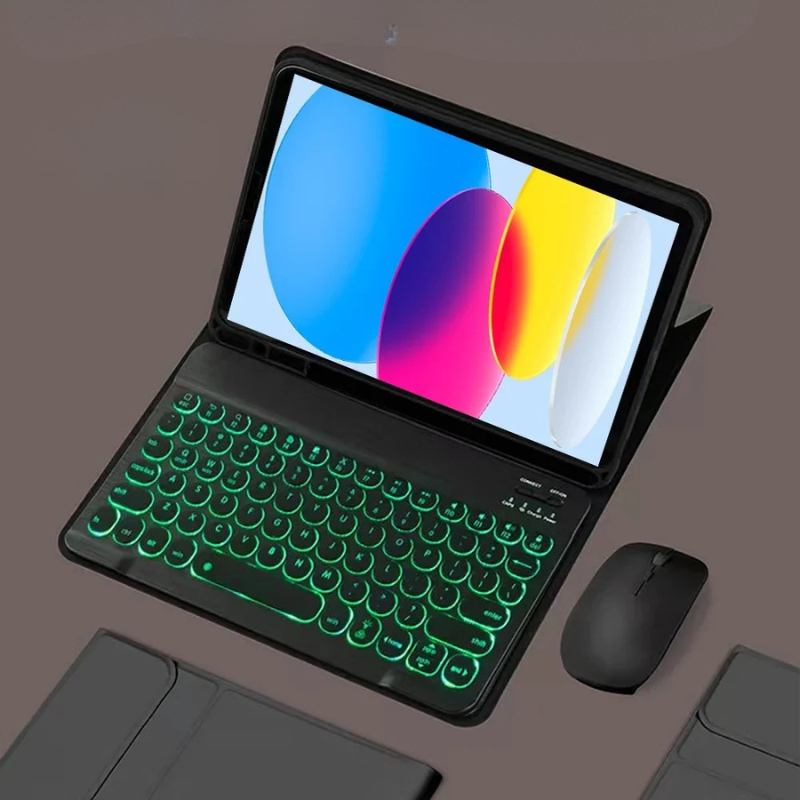 Bluetooth Keyboard Case for 11 Inch Tablet 2025 Touchpad Wireless Cover