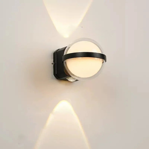 IP65 Waterproof Outdoor Wall Light Modern Round Lamp for Balcony Corridor