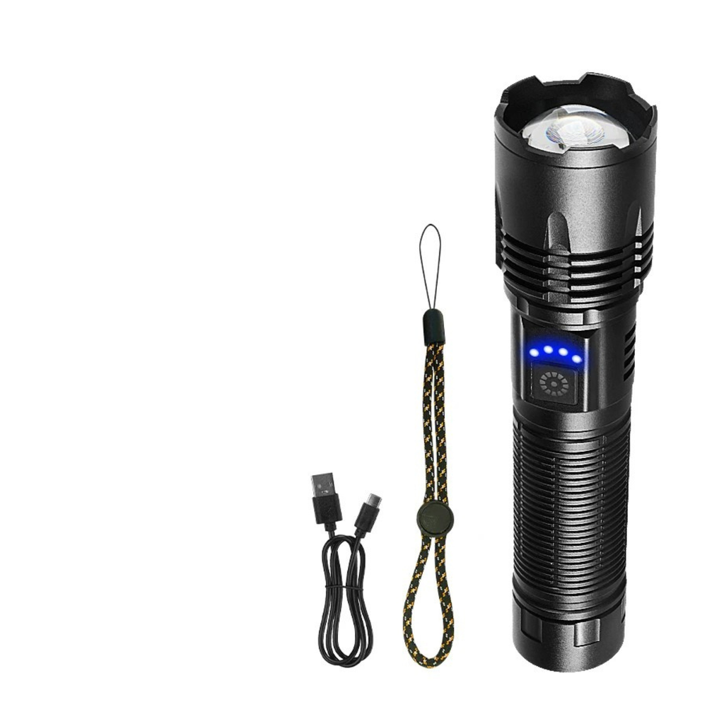 Ultra Bright Rechargeable LED Flashlight Tactical Torch Outdoor Camping
