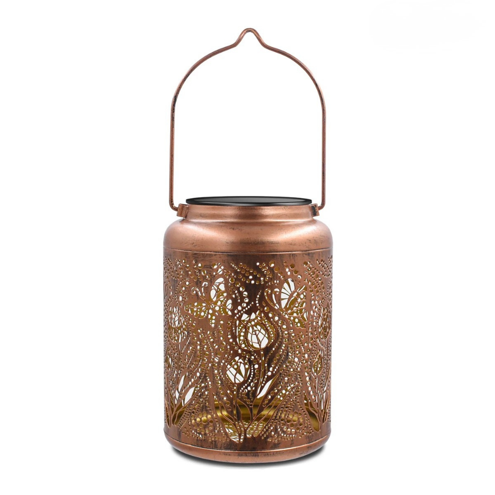 Solar Lanterns Outdoor Waterproof Rose Hanging LED Lights Garden Gifts for Women