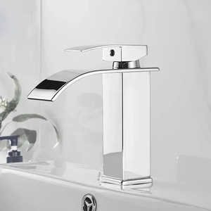 Dragon Head Waterfall Faucet Bathroom Kitchen Sink Hot Cold Single Handle Tap