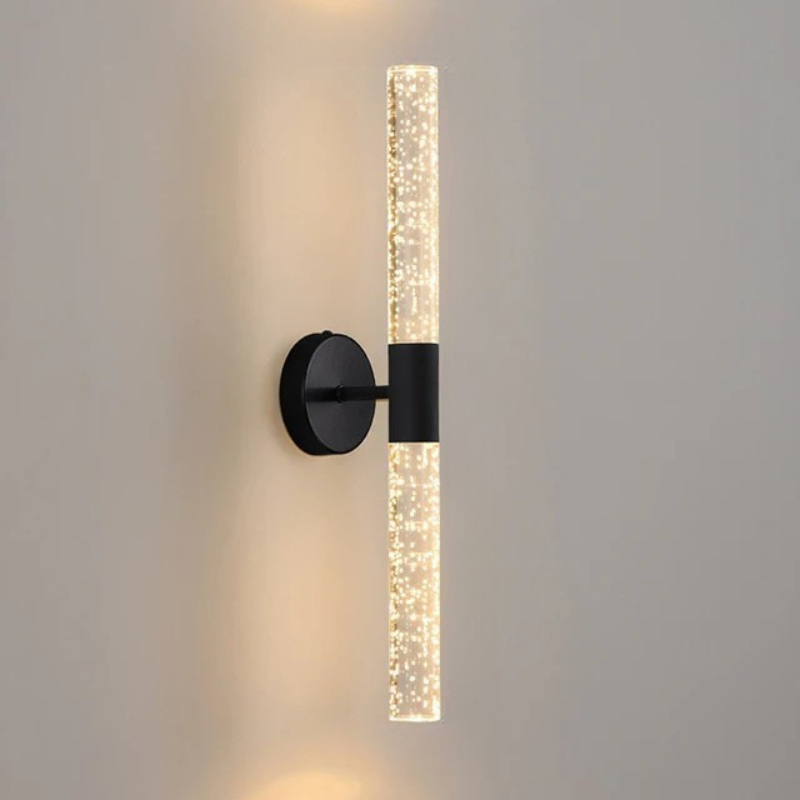 Nordic Crystal Rod LED Wall Lamp Bedroom Bedside Living Room AC85-265V Light