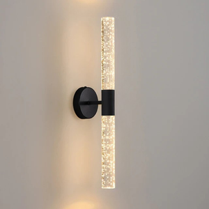 Nordic Crystal Rod LED Wall Lamp Bedroom Bedside Living Room AC85-265V Light