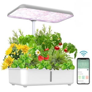 Smart WiFi Hydroponic Growing System Indoor Herb Garden LED Grow Light