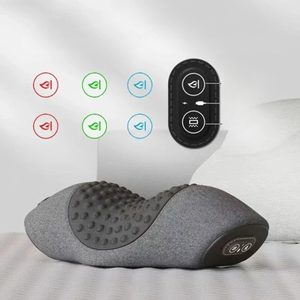 Electric Neck Massager Pillow – Heated Cervical Stretcher for Back & Sleep Support