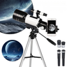 Professional Astronomical Telescope 150X HD Moon Viewing Refractor for Stargazing