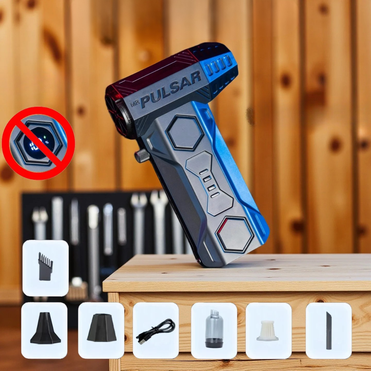 X11Pro Turbo Air Blower – 990000RPM Brushless Fan with 10000mAh Power & Kit