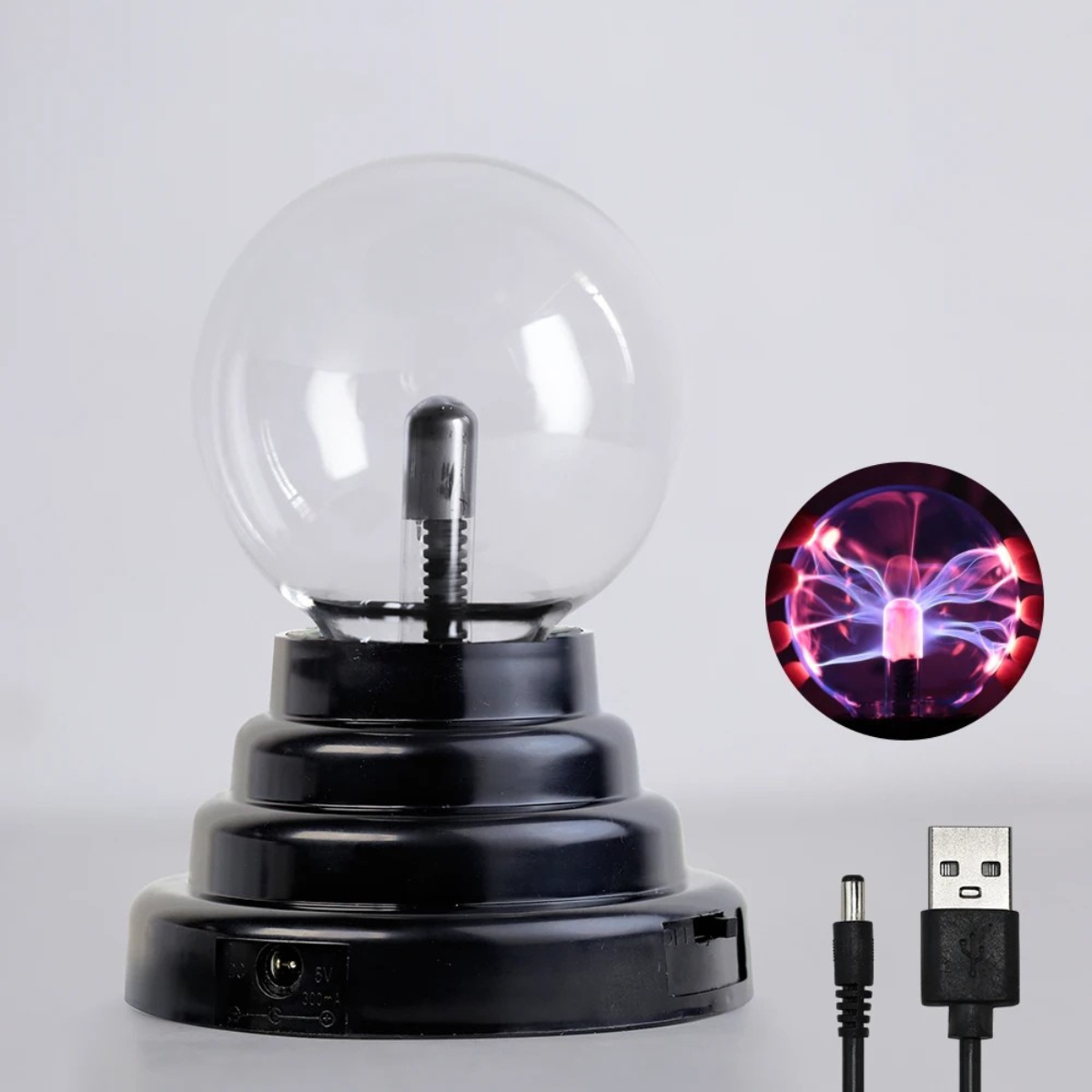 Magic Crystal Plasma Ball Lamp – LED Night Light for Kids, Bedroom & Novelty Decor
