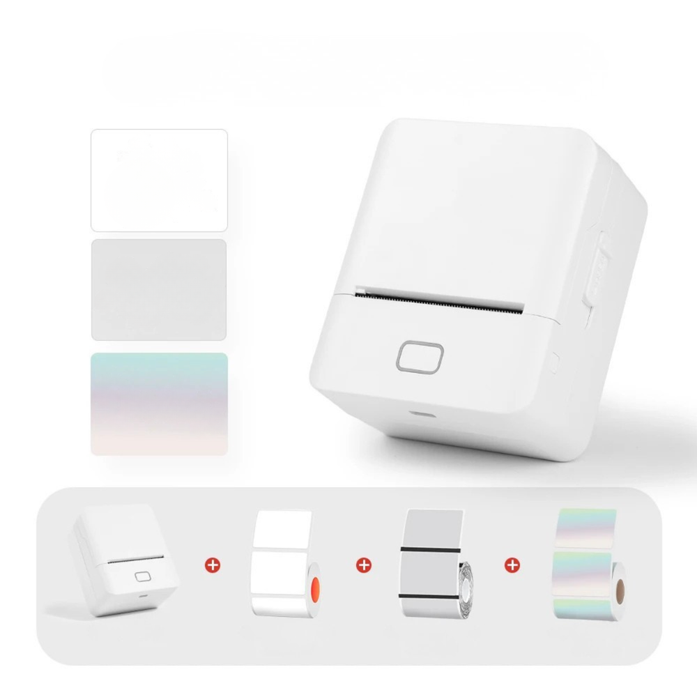 Mini Portable Thermal Label Printer for Phone, Color Sticker Maker Bluetooth SK20