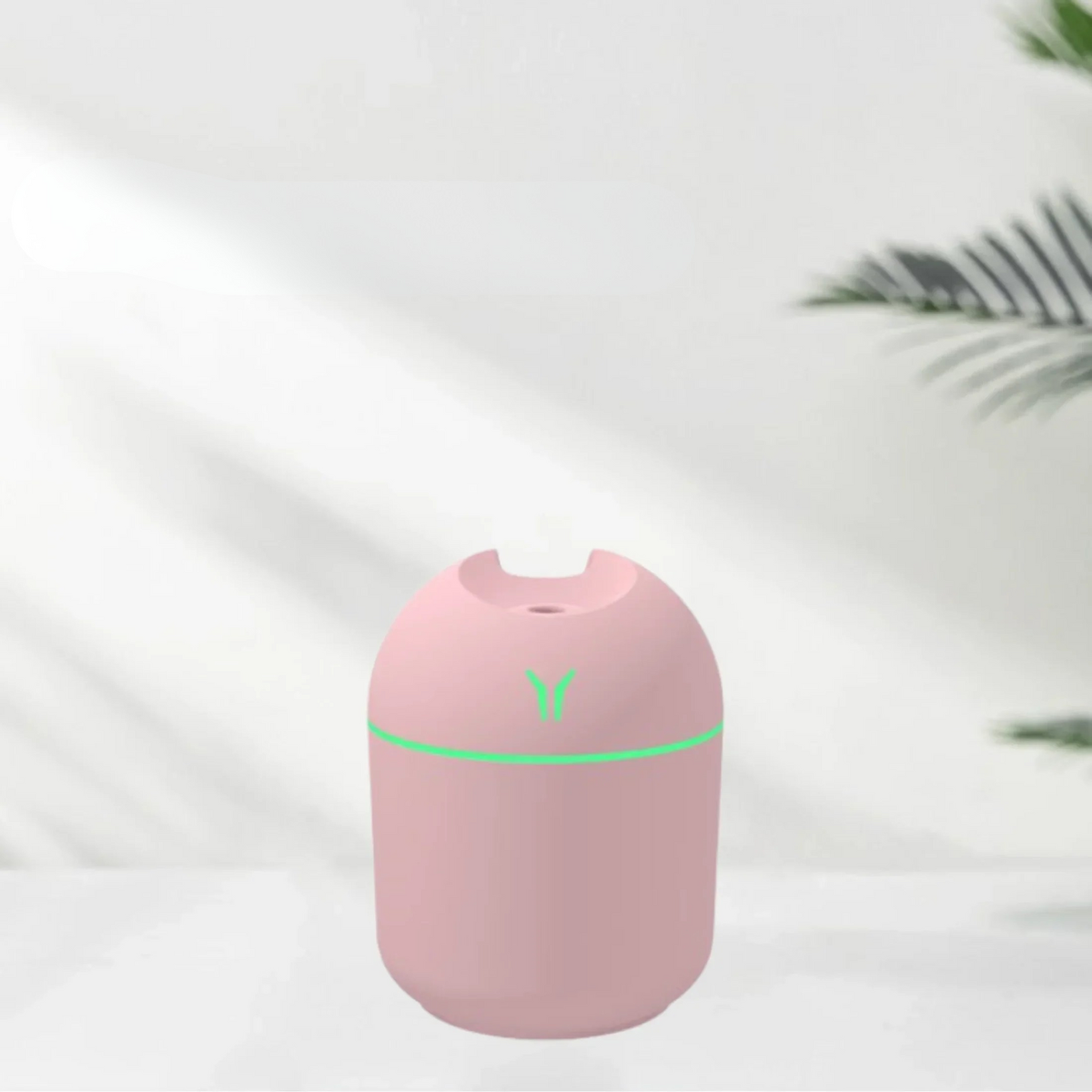 Compact USB Aroma Diffuser Humidifier with LED Night Light for Home and Car Use
