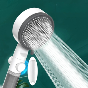 High Pressure Water Saving Shower Head Handheld with 10 Spray Modes Filter Nozzle