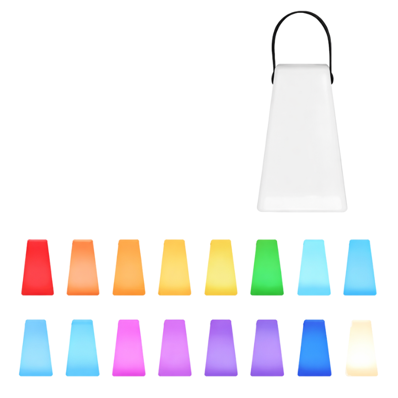 USB Rechargeable LED Camping Lamp RGB Ambient Light Remote Control