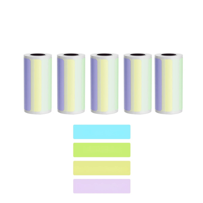 Portable Mini Bluetooth Sticker Printer Inkless Label Maker for Notes & Journals