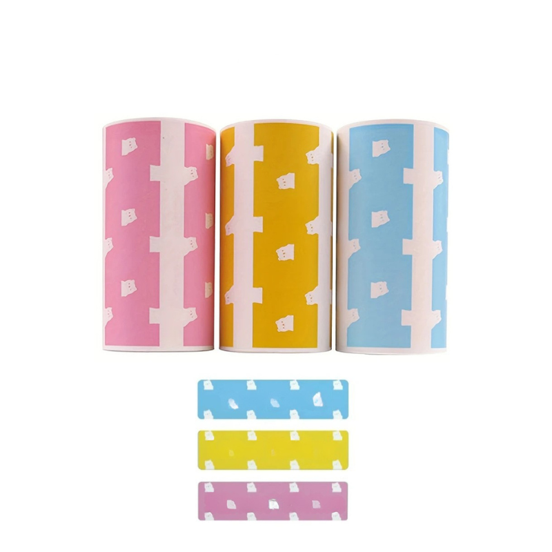 Portable Mini Bluetooth Sticker Printer Inkless Label Maker for Notes & Journals