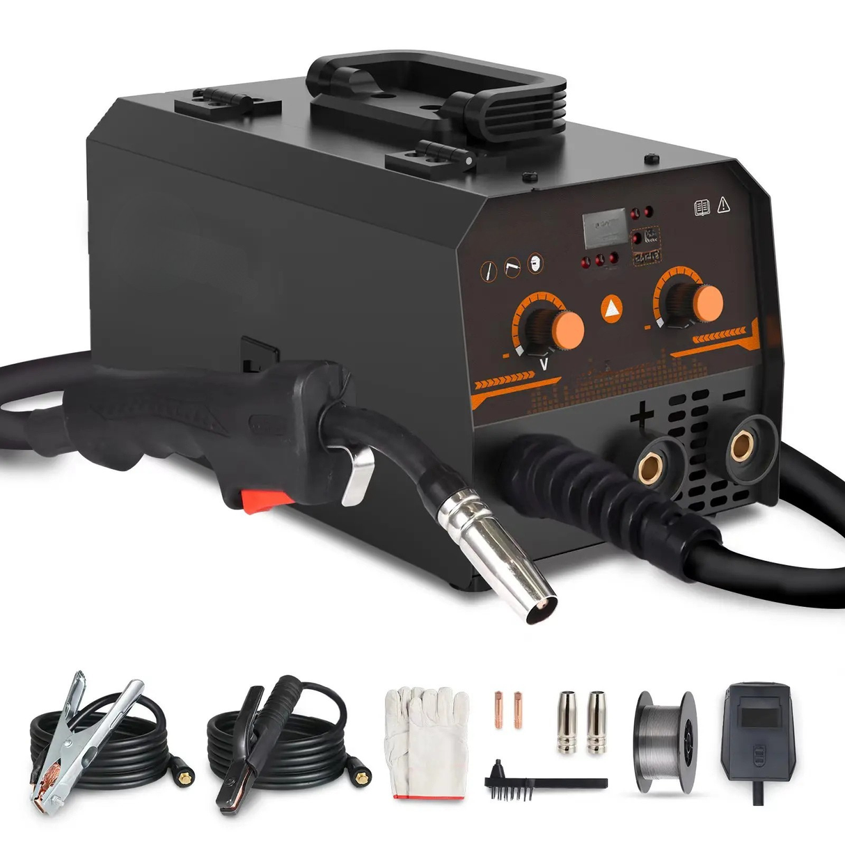 2-in-1 MIG Welder 130A Gasless Flux Core ARC IGBT Welding Machine for Home DIY