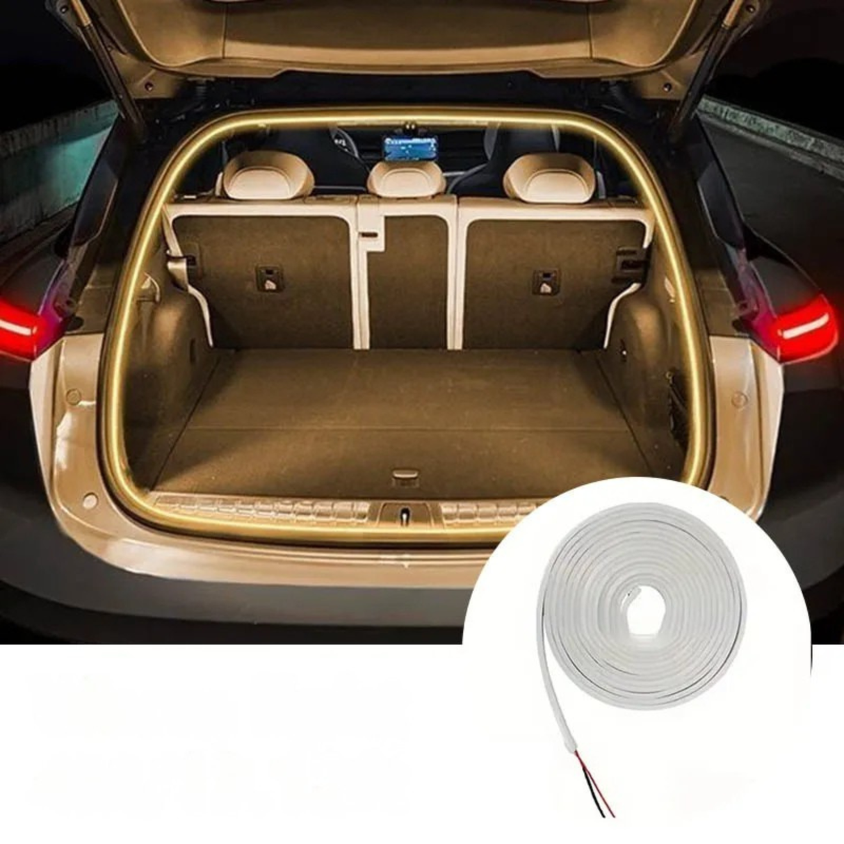 Car Trunk LED Light Strip Automatic Sensor High Brightness Interior Ambient