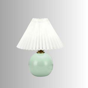 Nordic Pleated Table Lamp LED USB Foldable Bedside Desk Light Art Home Decor
