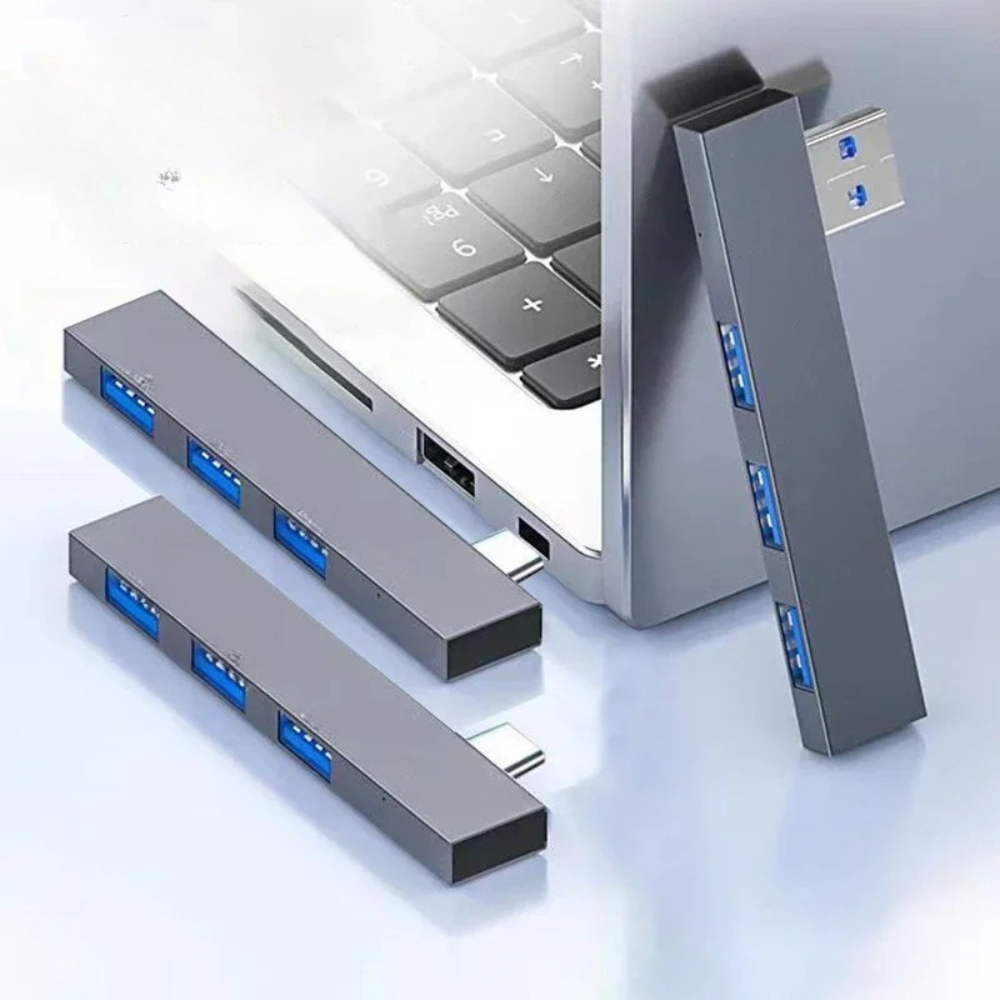 USB C Hub 4 Port USB 3.0 Type C Splitter OTG Adapter for Laptop PC