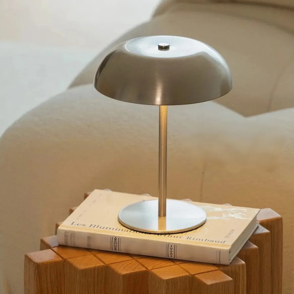 Cordless Touch Table Lamp Rechargeable Dimmable LED Bedside Desk Light