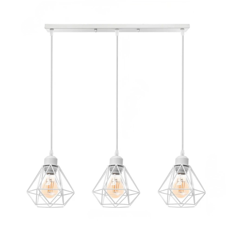 Vintage Industrial Pendant Light Wrought Iron Ceiling Chandelier Restaurant Home