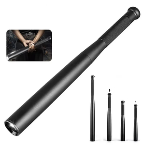 Aluminum Alloy Waterproof LED Flashlight with Bat-Style Handle – Super Bright Light