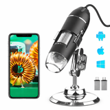 1600X USB Digital Microscope 1080P HD with 8 LED for Soldering Repair