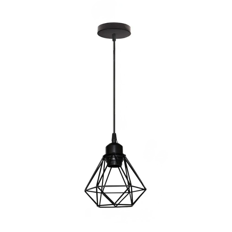 Vintage Industrial Pendant Light Wrought Iron Ceiling Chandelier Restaurant Home