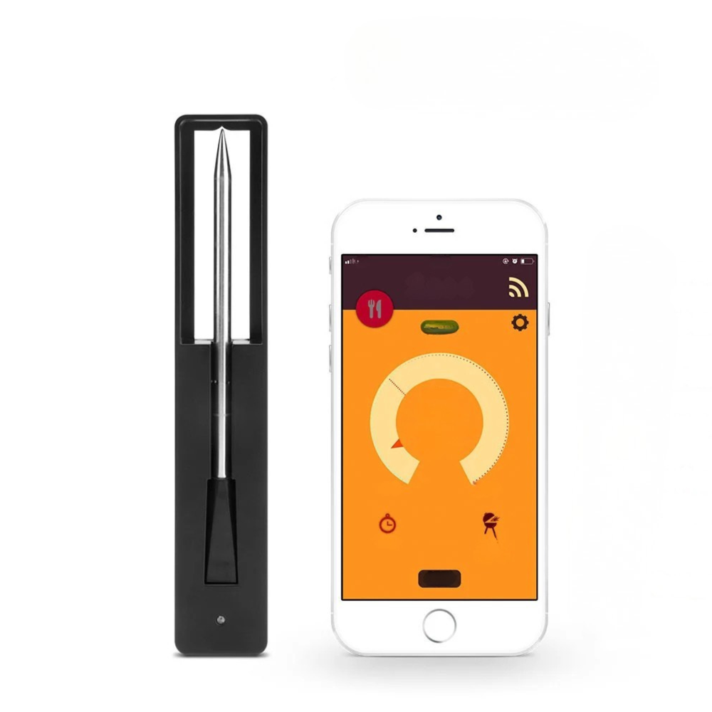 Wireless Bluetooth Meat Thermometer Digital BBQ Grill Oven Smoker Sous Vide