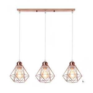 Vintage Industrial Pendant Light Wrought Iron Ceiling Chandelier Restaurant Home