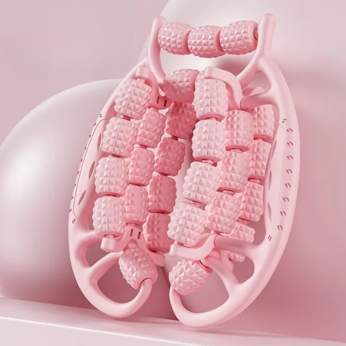 29 Wheel Leg Massager Roller Muscle Relaxer Slimming Yoga Fitness Tool