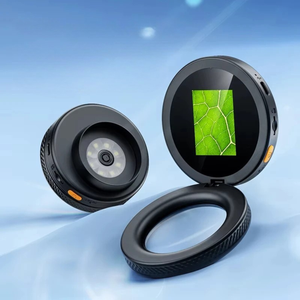 500X Digital Microscope 2 Inch IPS Screen Handheld Magnifier with LED